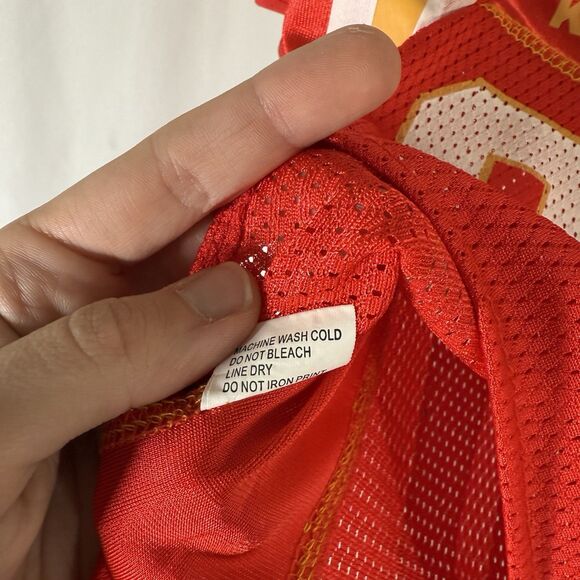 Kansas City Chiefs Jersey Unisex 2 Short Sleeve 00 Vneck Mesh Top - Picture 4 of 9